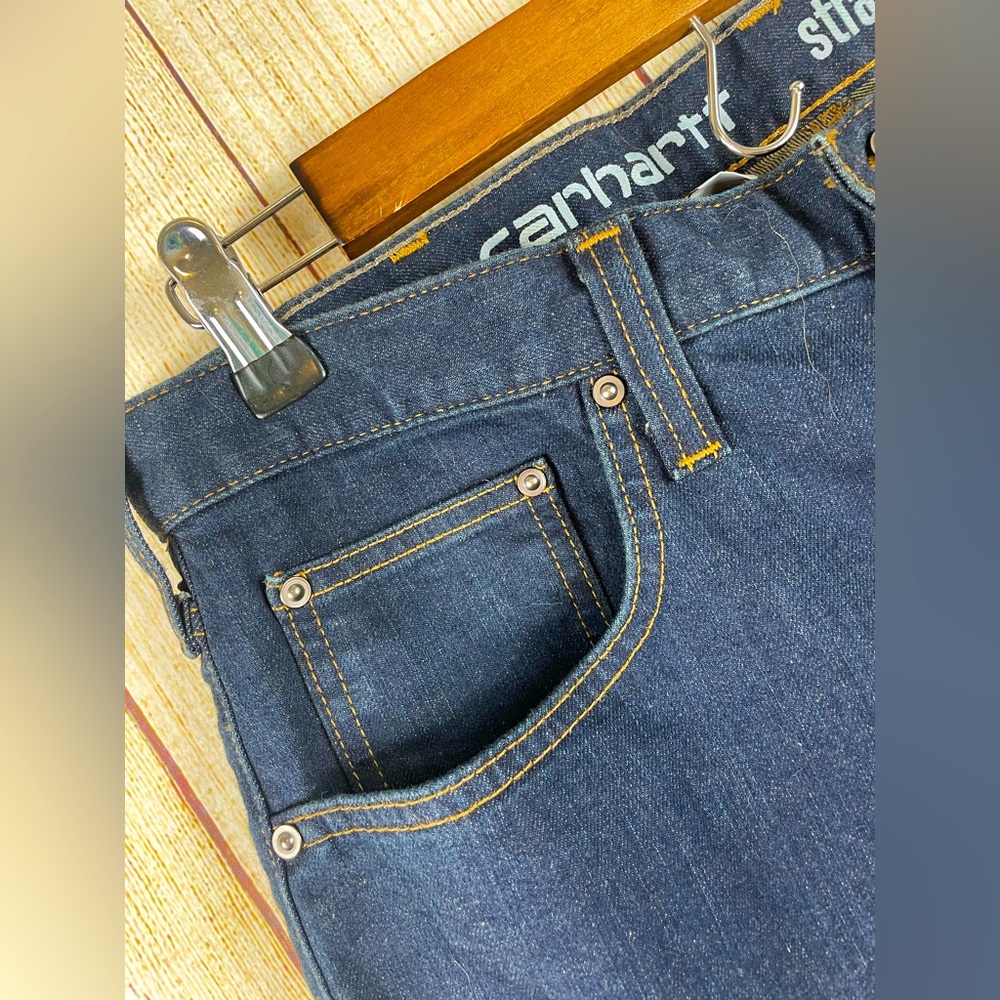 Carhartt Mens Full Swing Straight Tapered Jean 34X34 - Picture 6 of 11